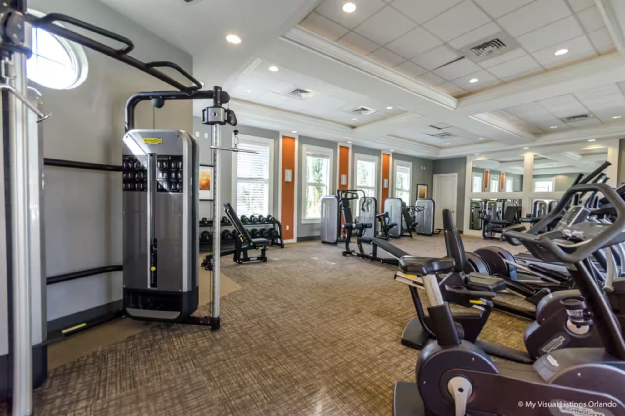 Fitness centre at the Solterra clubhouse